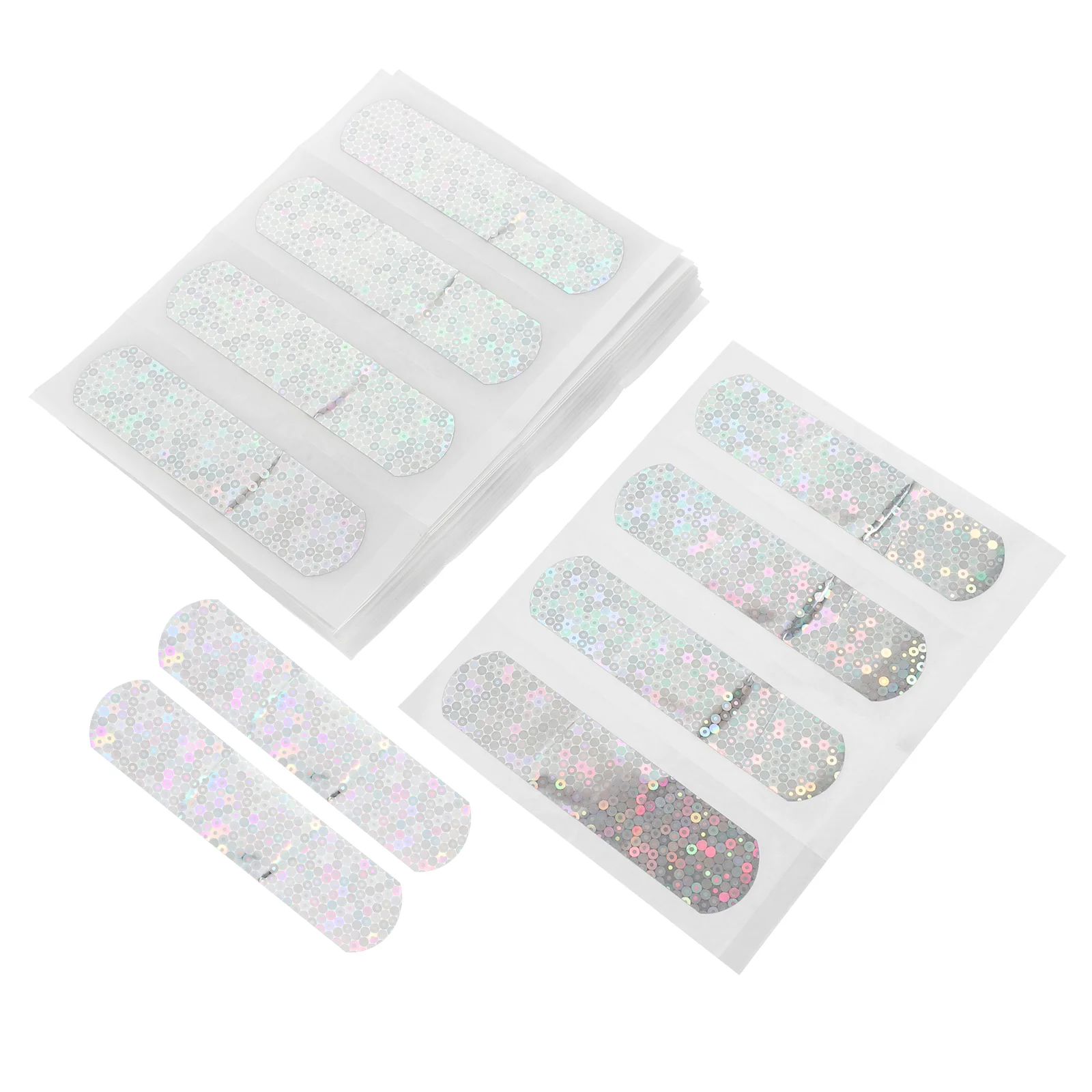 

100Pcs Glitter Adhesive Bandages Wound Care Stickers Small Wound Care Protector Bandages