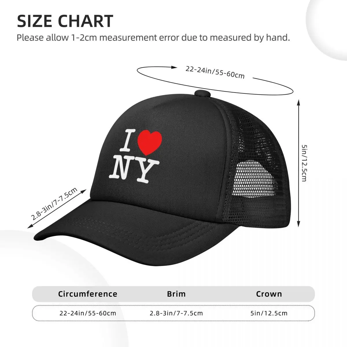 Сувенирные кепки с сердечками I Love New York NY женская кепка для женщин бейсболка