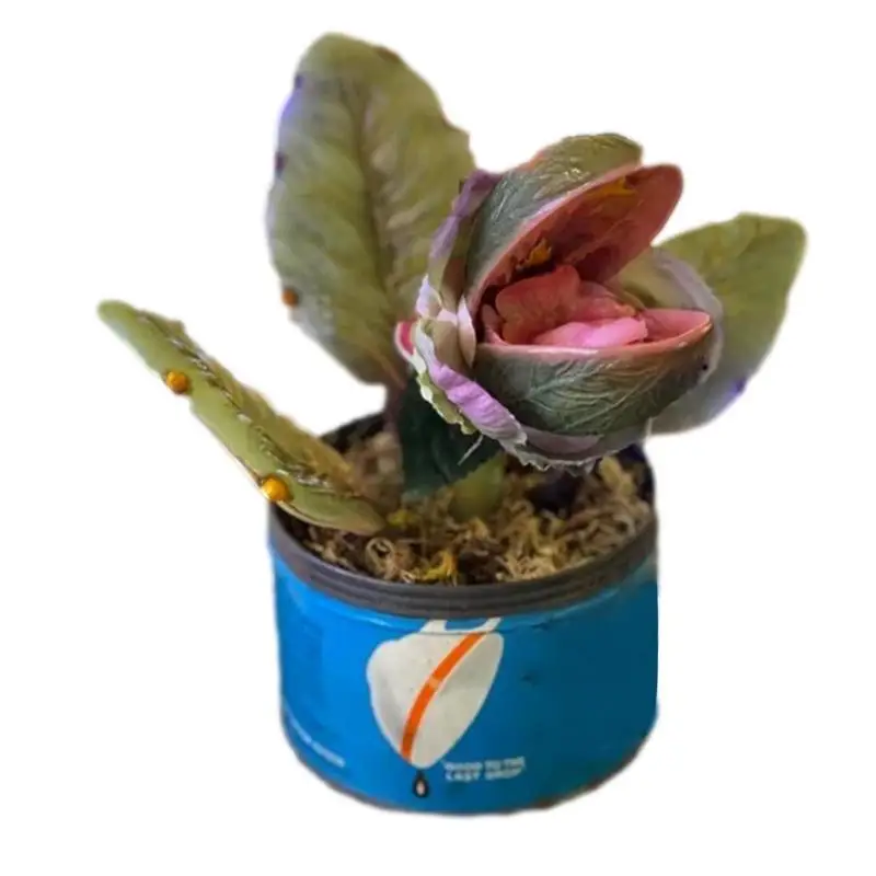 

Piranha Flower Decoration Simulated Plants Decor Fake Bonsai Yard Resin Ornaments For Indoor Outdoor Home Garden Halloween Decor