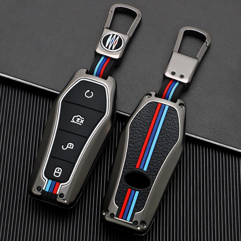 

Zinc Alloy Car Remote Key Case Cover For BYD Han Ev Tang Dm Qin PLUS Song Pro MAX Yuan Buckle Car Holder Bag Styling Accessories