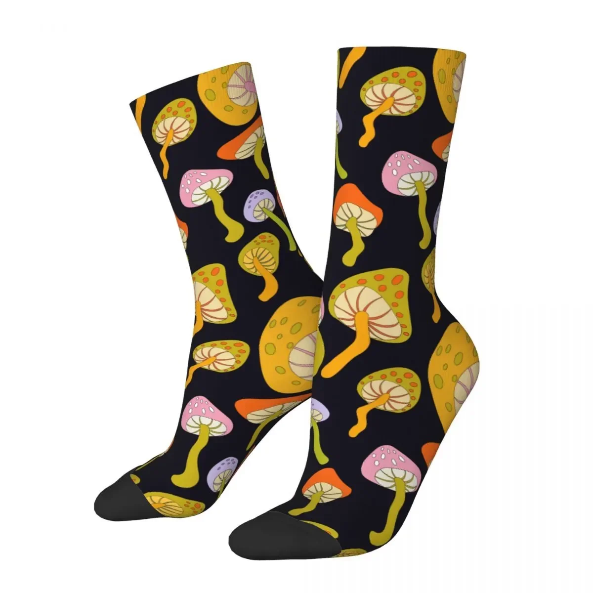 

Вкусные носки Squiggly в виде грибов, мужские, мужские, женские, стиль хип-хоп