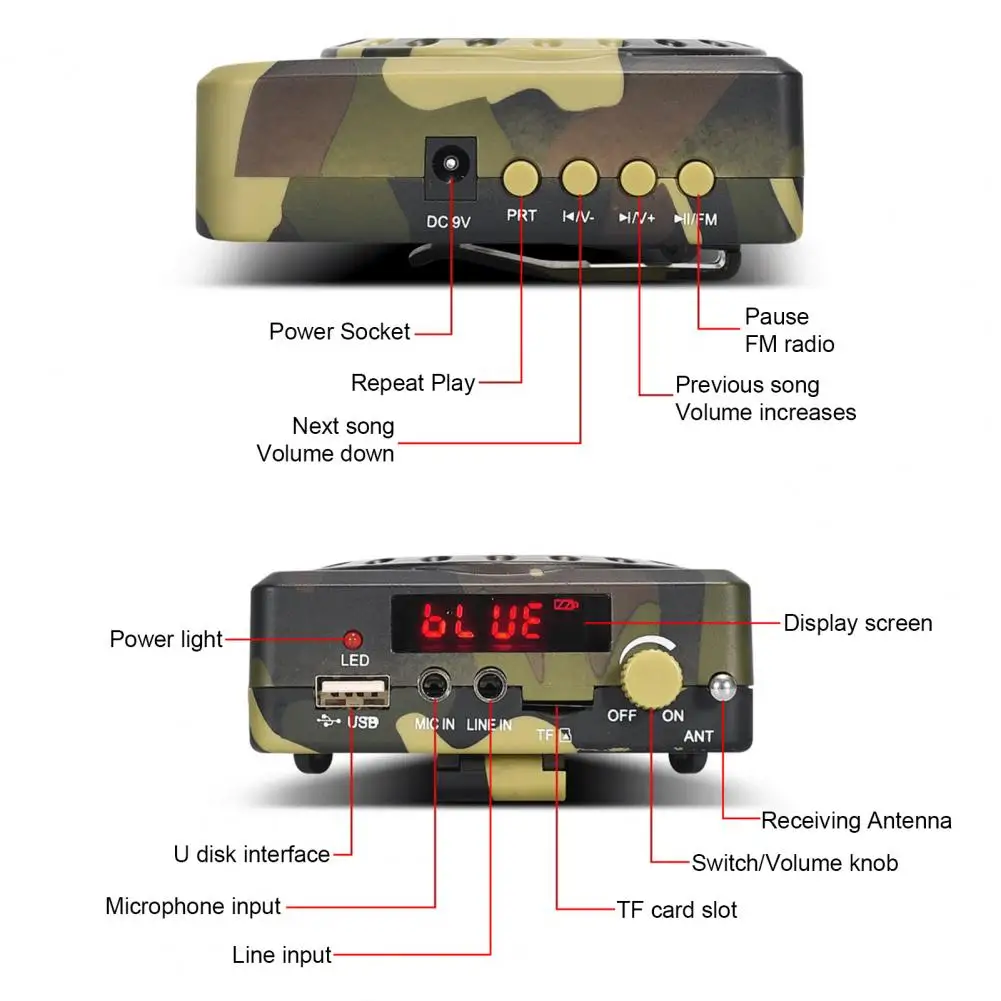 Беспроводной громкоговоритель с дистанционным управлением охват 1000 метров