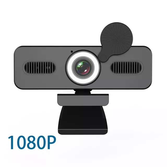 

For PC Computer Laptop Mini Camera With Microphone4K Webcam 1080P Full HD Web Camera With Fill Light Circle USB Plug Web Cam