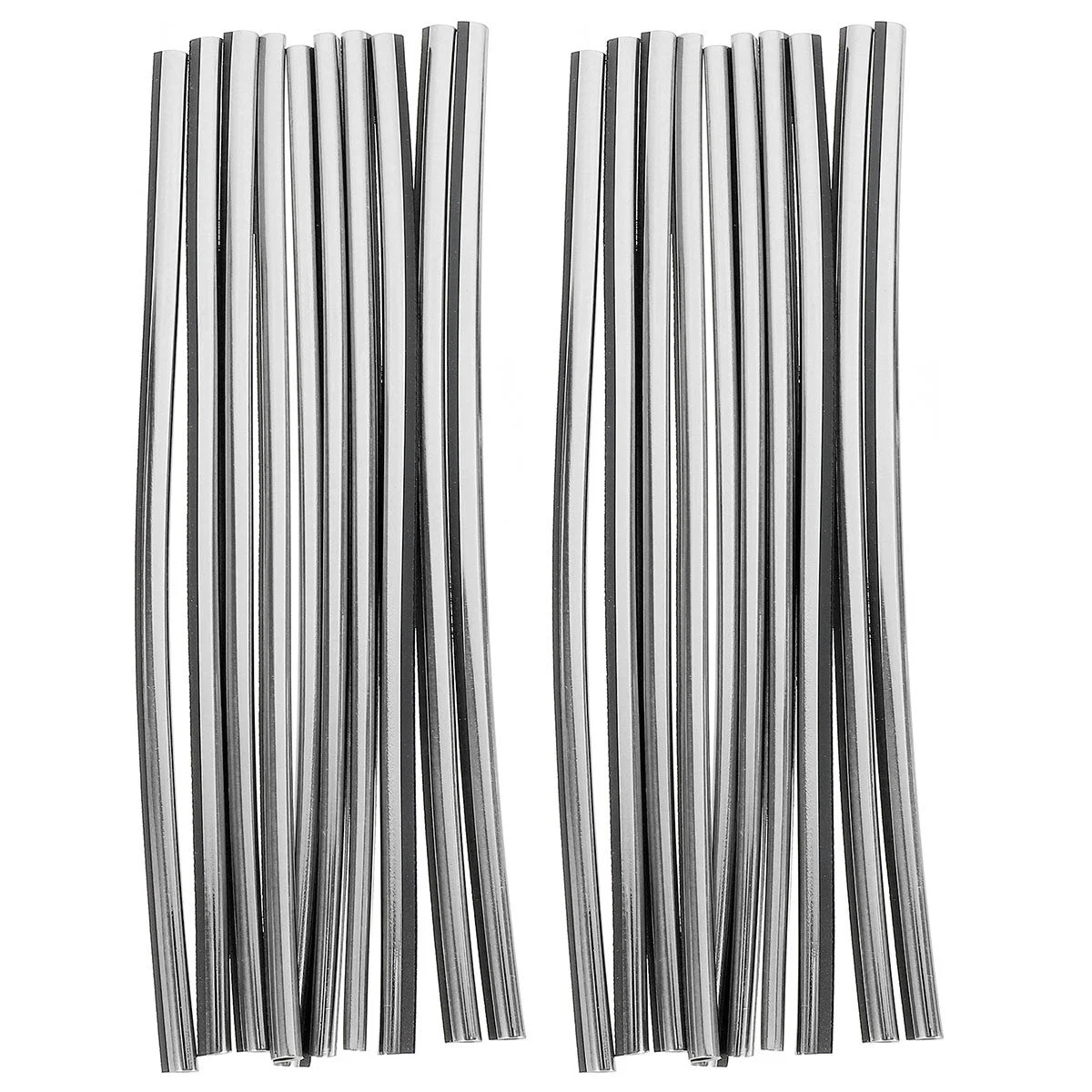 

20 Pcs Car Accesories Accessories Interior Decorations Chrome Soft Rubber Air Conditioner Strip