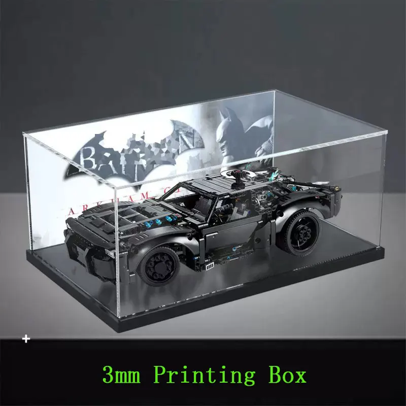 For 42127 Batman Chariot Dustproof Clear Display Box Showcase Kid‘s Xmas Gift Not Include The Model