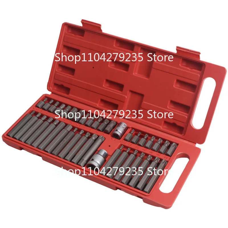 Набор из 40 предметов: хром-ванадиевый внутренняя шестиугольная партия с рисунком