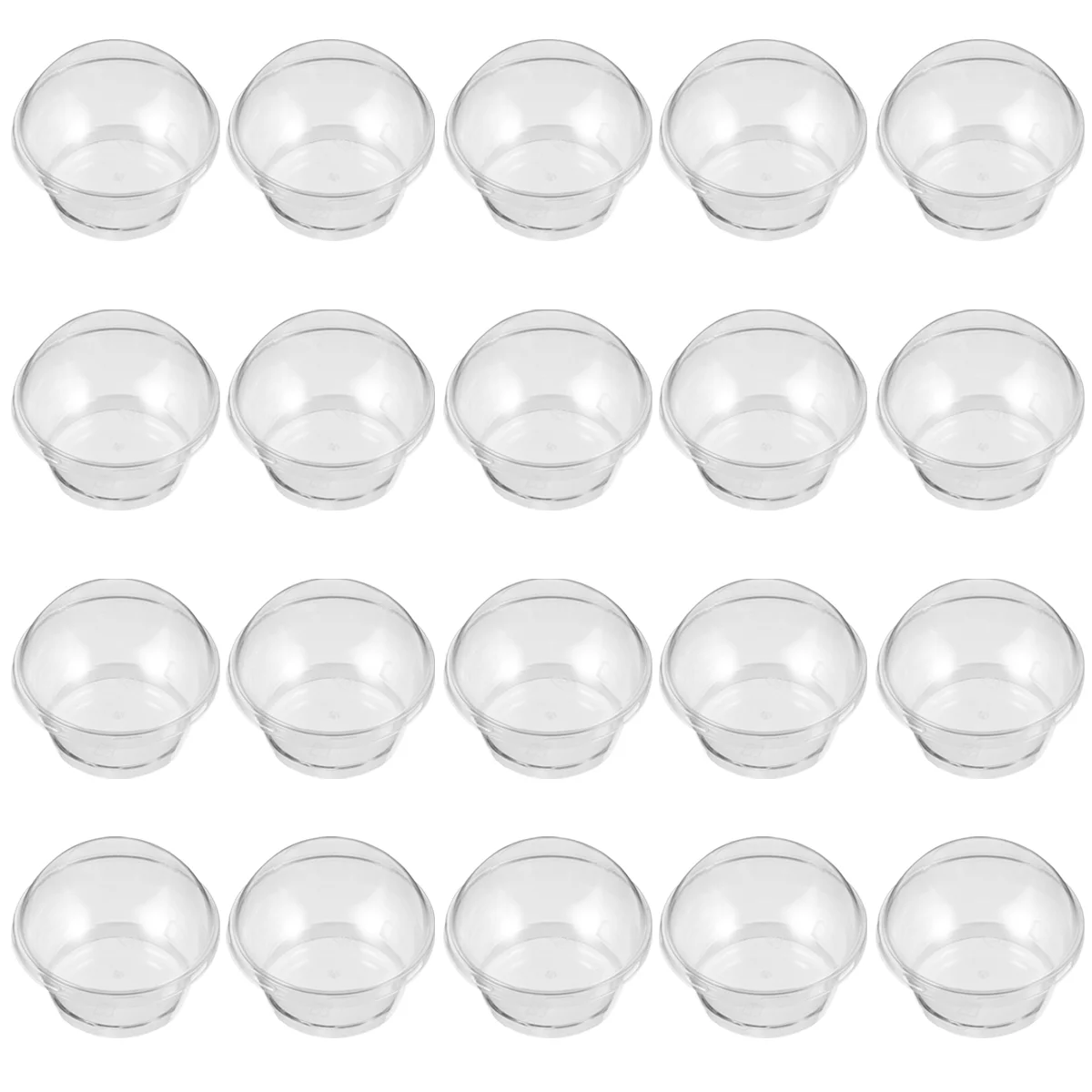 

1 Set Appetizer Cup Yogurt Bowls Pudding Jar with Lid Dessert Cups Dessert Plate Dessert Cups