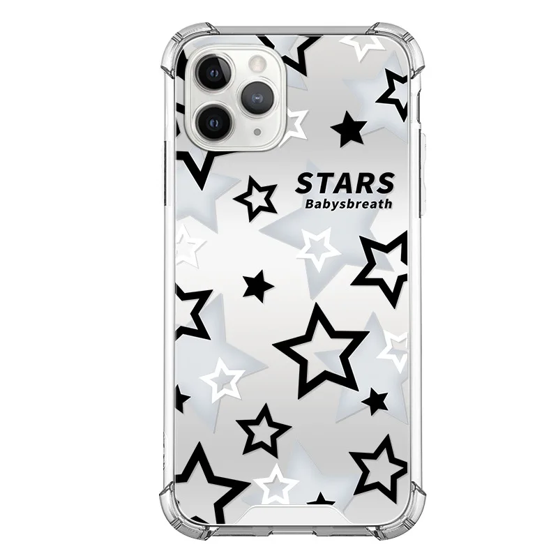

Y2k Style Stars Pattern Sliver Mirror Full Coverage For Iphone 11 Cases 12 13 14 Pro Max X Xr Xs Mini Sweet Cool Gril Covers