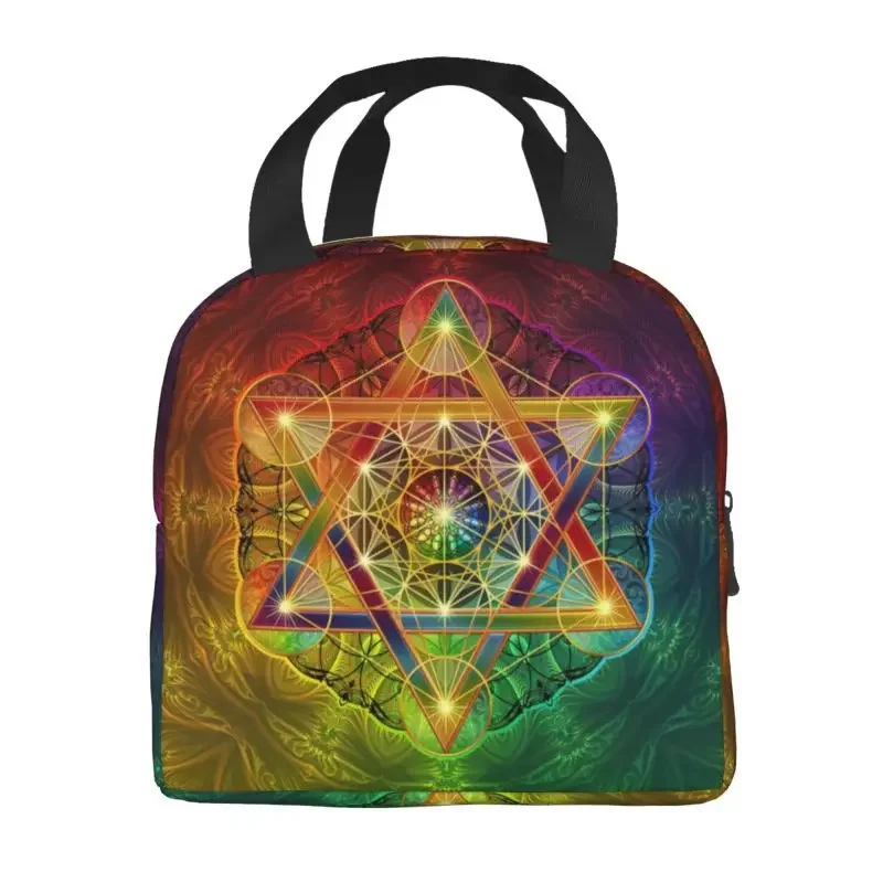 Термоизолированные сумки Metatron's с меркабой и цветочным рисунком жизни