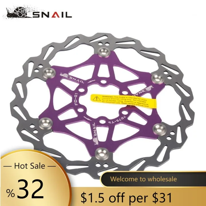 

Mountain Bike 160mm Float Floating Disc Brake Rotor Disc Brake Cycling Rotors Multicolor Brake Pad Bicycle Parts