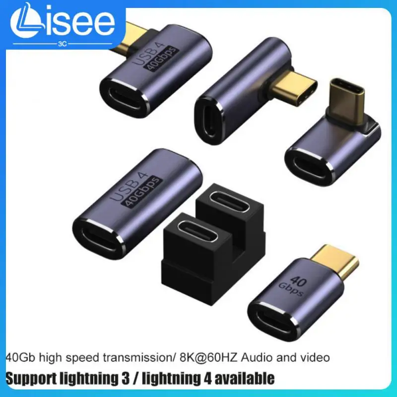 

Usb4.0 40gbps Usb Type C Adapter 100w 5a Usb C To Type C Aluminum Alloy Otg Adapter Portable 8k@60hz Usb C Data Adapter