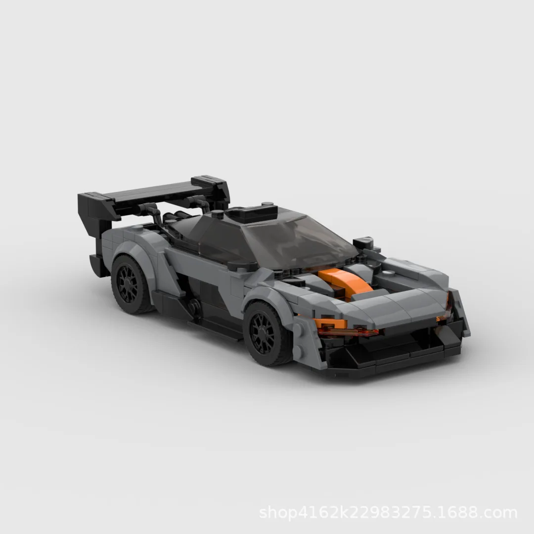 Новые MOC Senna GTR Racing Speed Champion Racer строительные блоки кирпич креативные гаражные
