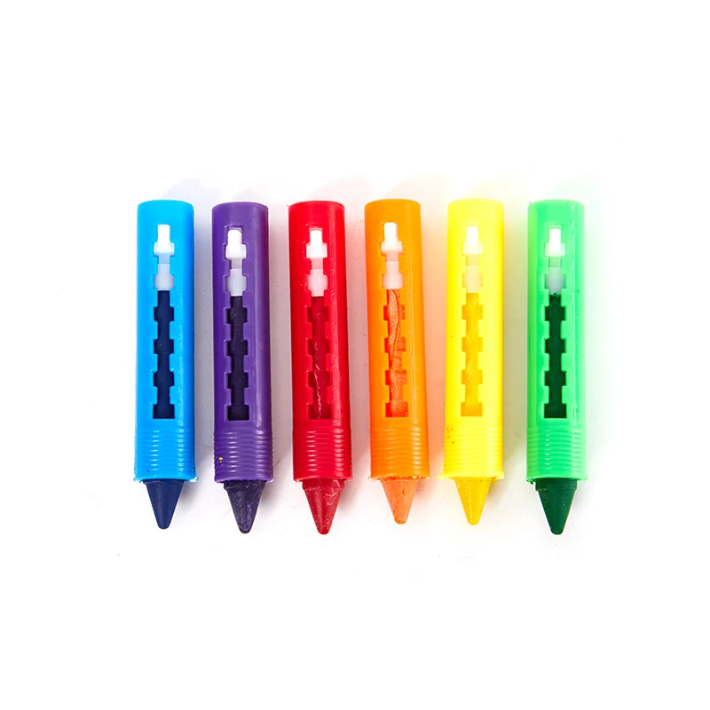 

6 шт. моющийся карандаш для детей, время для купания, краски, ручки для рисования, игрушка для Хэллоуина, моющийся карандаш