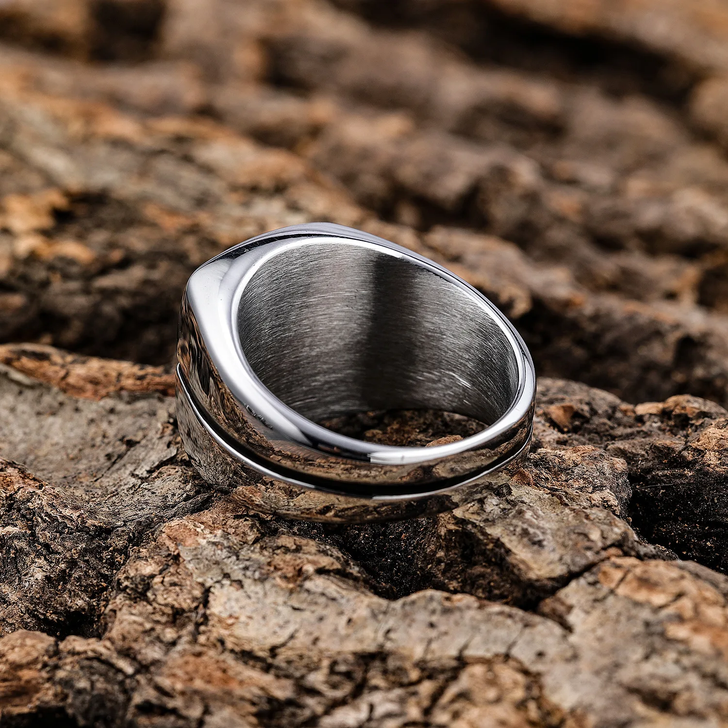 Европейские и американские модные мужские кольца из нержавеющей стали размер 8-14