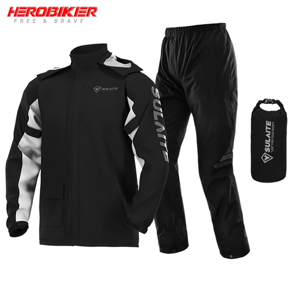 

Мотоциклетный дождевой костюм водонепроницаемый дождевик, дождевик, куртка, мотоциклетный дождевик, многоцветный мотоциклетный дождевик с разрезом, одежда для верховой езды