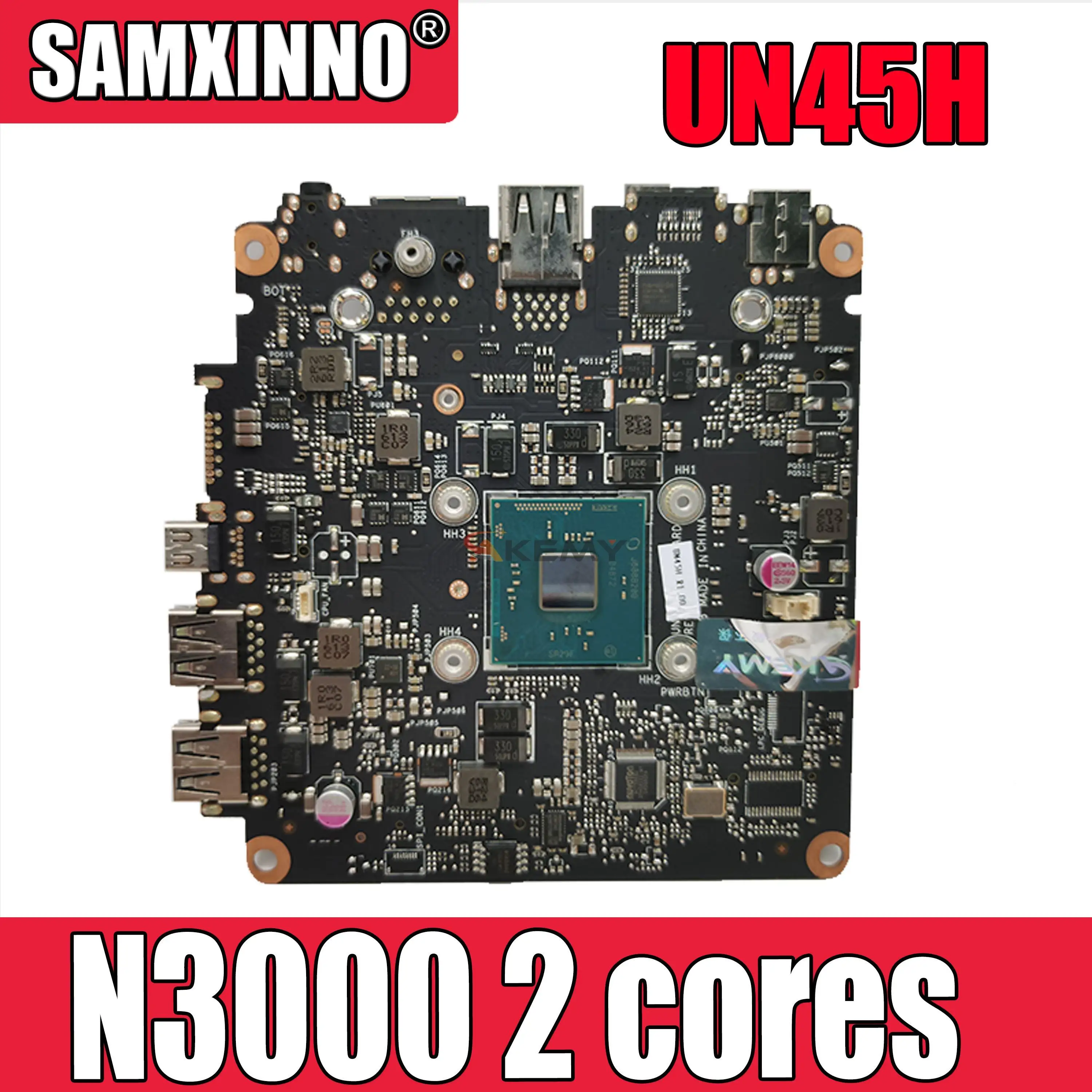 

Akmey Mainboard For ASUS VivoMini UN45H UN45H-VM062M Mini HD computer motherboard N3000 2 cores 90MS00R0-R03000