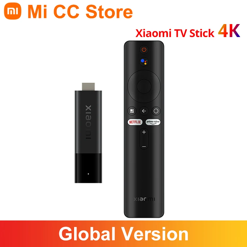 Global Version Xiaomi TV Stick 4K Android 11 Portable TV Don
