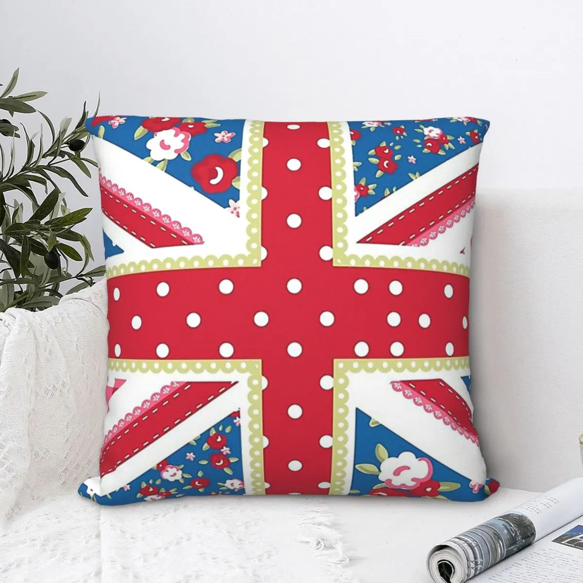 Shabby Chic Union Jack Hug Pillowcase National Flag Backpack Cushion Sofa DIY Printed Office Coussin Covers Decorative