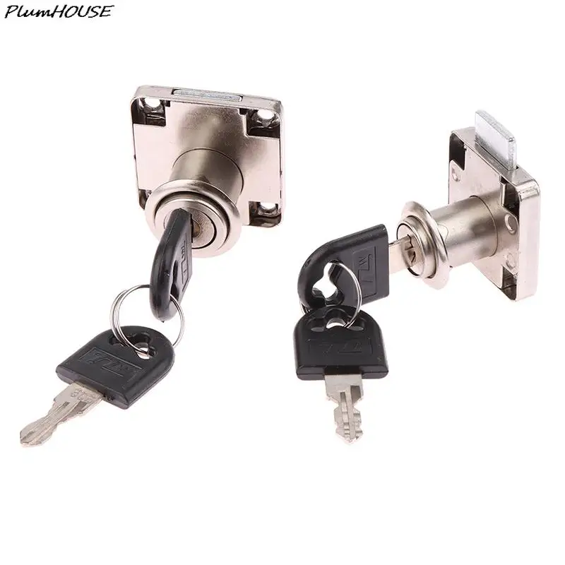

2Set Furniture Drawer Lock Matching with 2 keys Desk Wardrobe Cabinet Door Locks Cam Lock Cabinet Furniture Hardware
