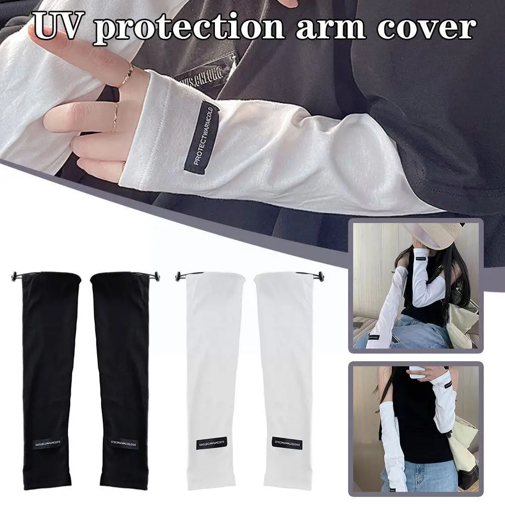 

Goth Lolita Anime Fingerless Gloves Jk Girls Mittens Warmer Oversleeve Drawstring Arm Sunblock Cuff Fingerless Women Fashio X0h0