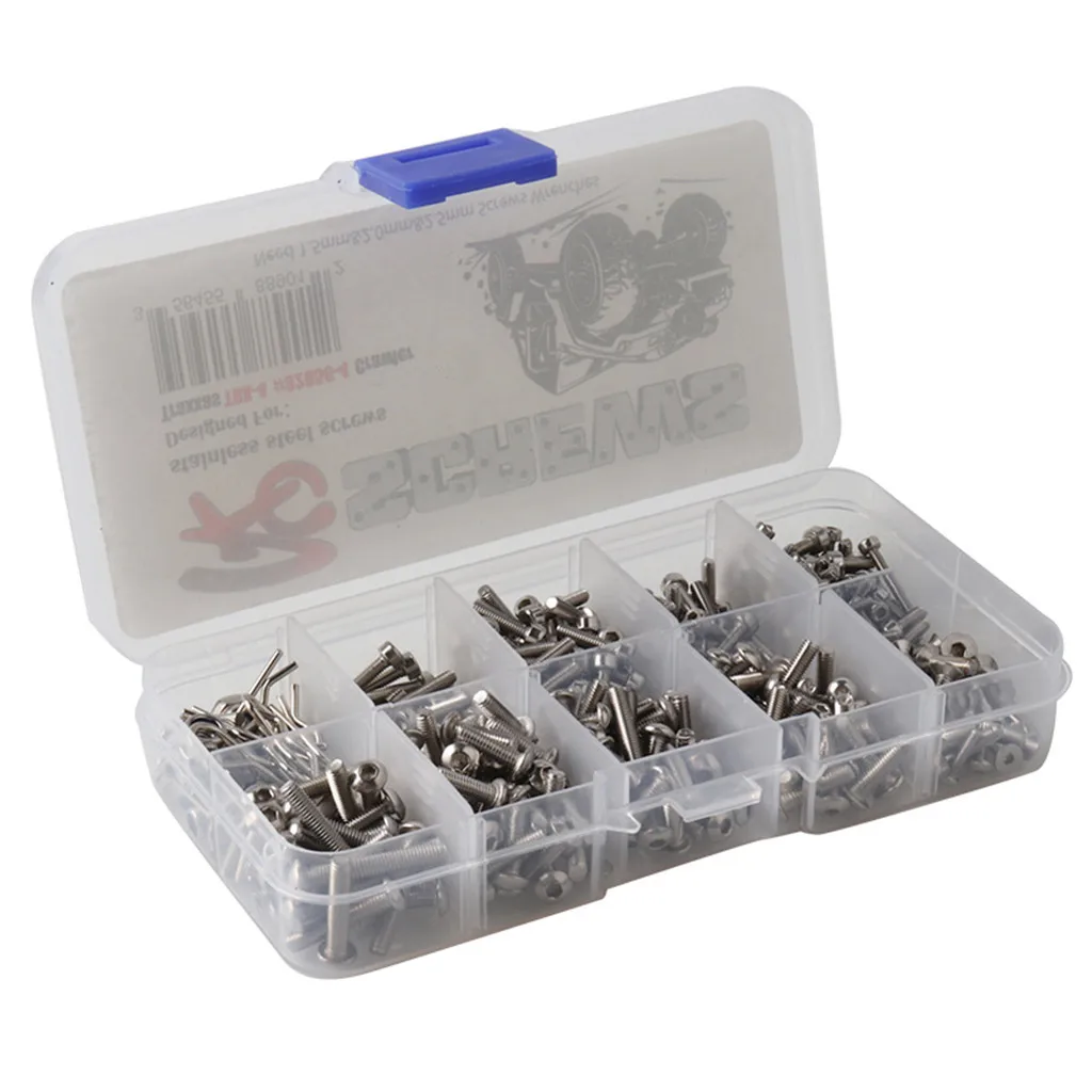 

RC автомобильный винт из нержавеющей стали коробка с винтами набор инструментов для ремонта замена для Traxxas TRX4 RC аксессуары