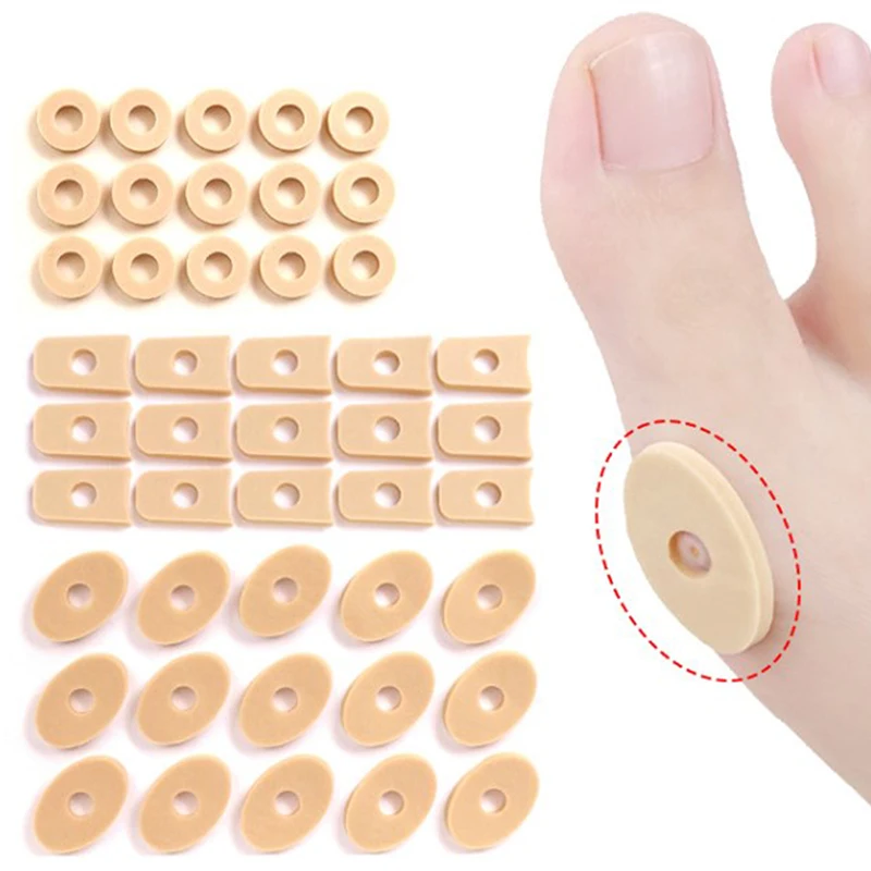 

15PCS/Sheet Cushions Shoes Pad Foam Round Toe Foot Corn Bunion Protectors Pads 3 Types Pads Shoes Accessories