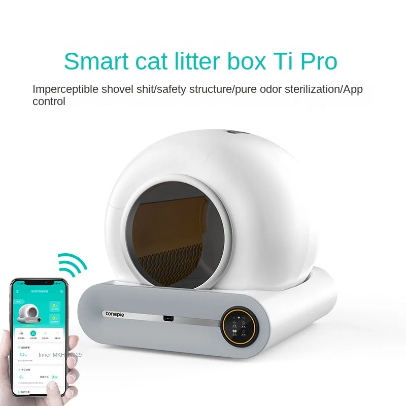 Automatic Cat Toilet Fully Enclosed Electric Cat Self Cleani
