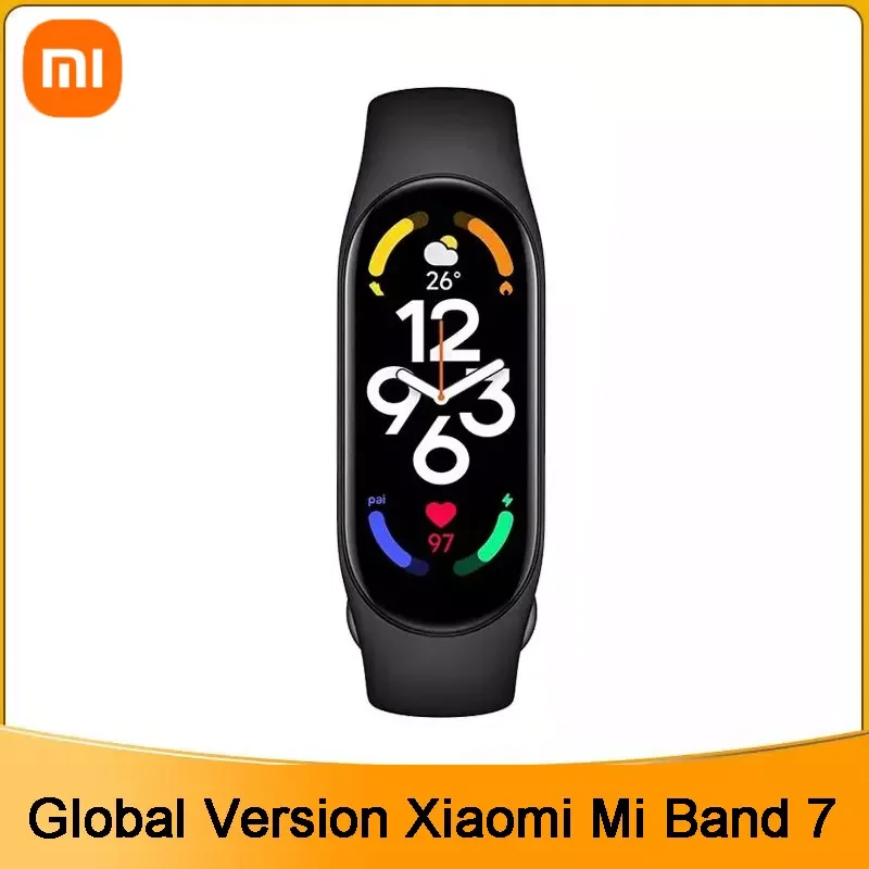 

Ремешок глобальная версия Mi Band 7 SpO2 водонепроницаемый, 5 АТМ, 15 дней автономной работы, 6 цветов