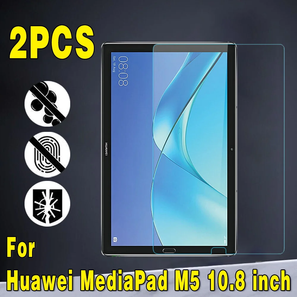 2 шт. закаленное стекло для Huawei MediaPad M5 10 8 дюйма 9H Защита от царапин против