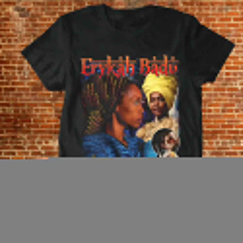 

Футболка Erykah Badu, надпись «следующая жизнь», футболка R & B Soul Jazz Pop Music, унисекс, женская и Мужская футболка
