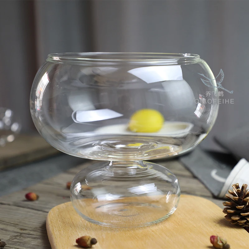 Новинка креативная стеклянная чаша посуда характеристики отеля фруктовая