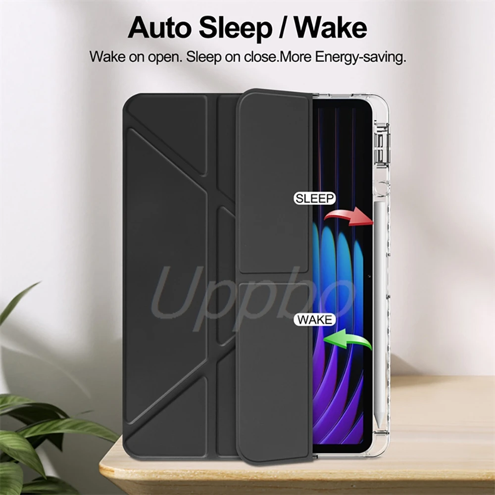 Фото Чехол-книжка с функцией автоматического сна для планшетов Xiaomi Pad 8, 8 Pro, 7, 7 Pro, 6, 6 Pro, 5, 5 Pro, Pad 2, 2025, 2026, Pro 12.1, Pad SE 11, 8.7, PocoPad 12.1 №3