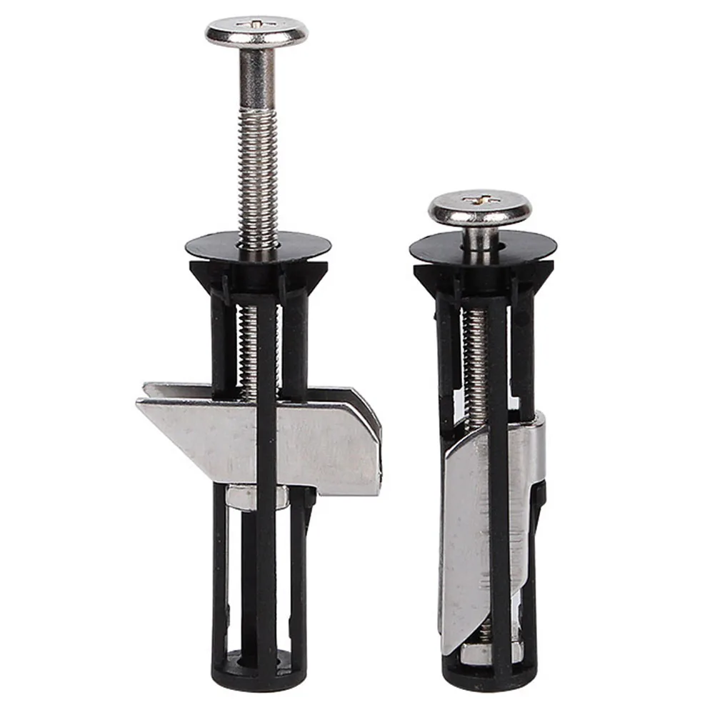 

2pcs Toilet Seat Screws Hinges Expanding Top Nuts Fixings WC Blind Hole Universal Fixing Nuts Toilet Seat Sheet Accessories