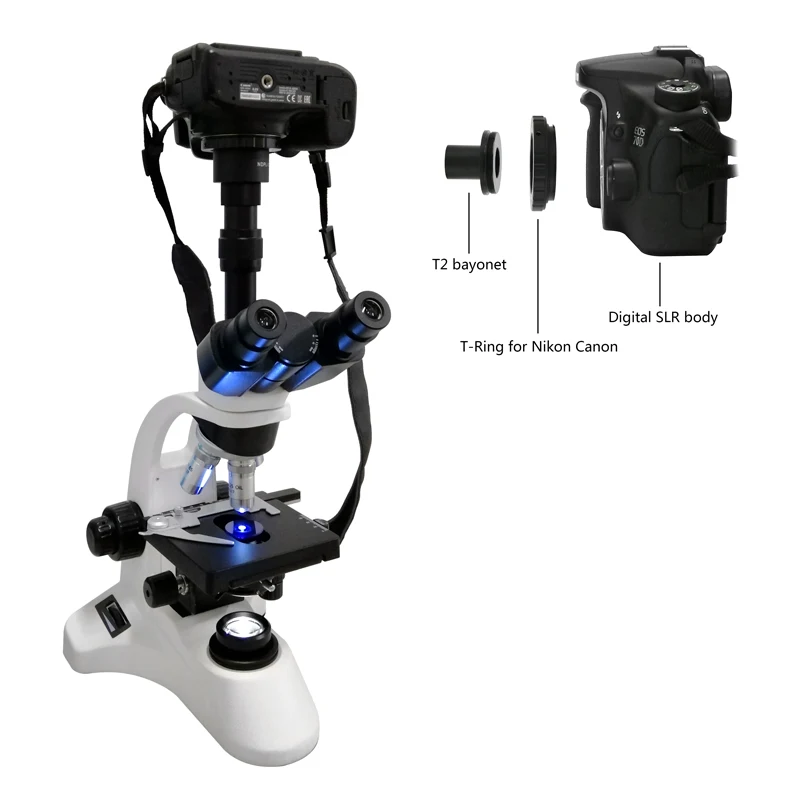 T2 крепление Canon Nikon EOS DSLR зеркальная камера 1x адаптер объектив 23 2 мм интерфейсный