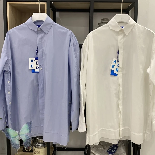 

Oversize Ader Error Blouse Shirt Top Quality Ader Error Long Sleeve Shirt Men Women Clothes