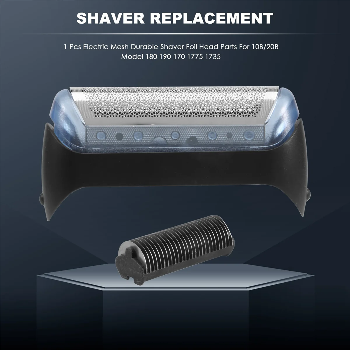 1 шт. электробритва из прочной сетки детали для головки фольги Braun 10B/20B модель 180 190