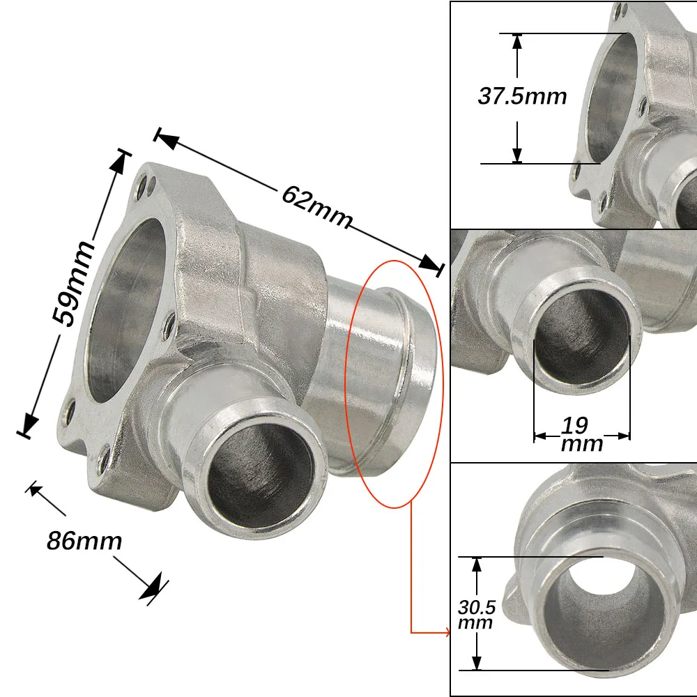 Гоночный автоматический турбо-выпускной клапан переходный для Audi S3 vw Golf R 2 0 TFSI
