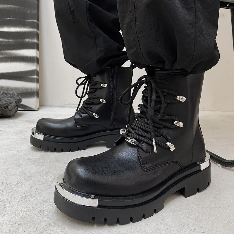 Мужские брендовые туфли-оксфорды из кожи деловые черные классические туфли