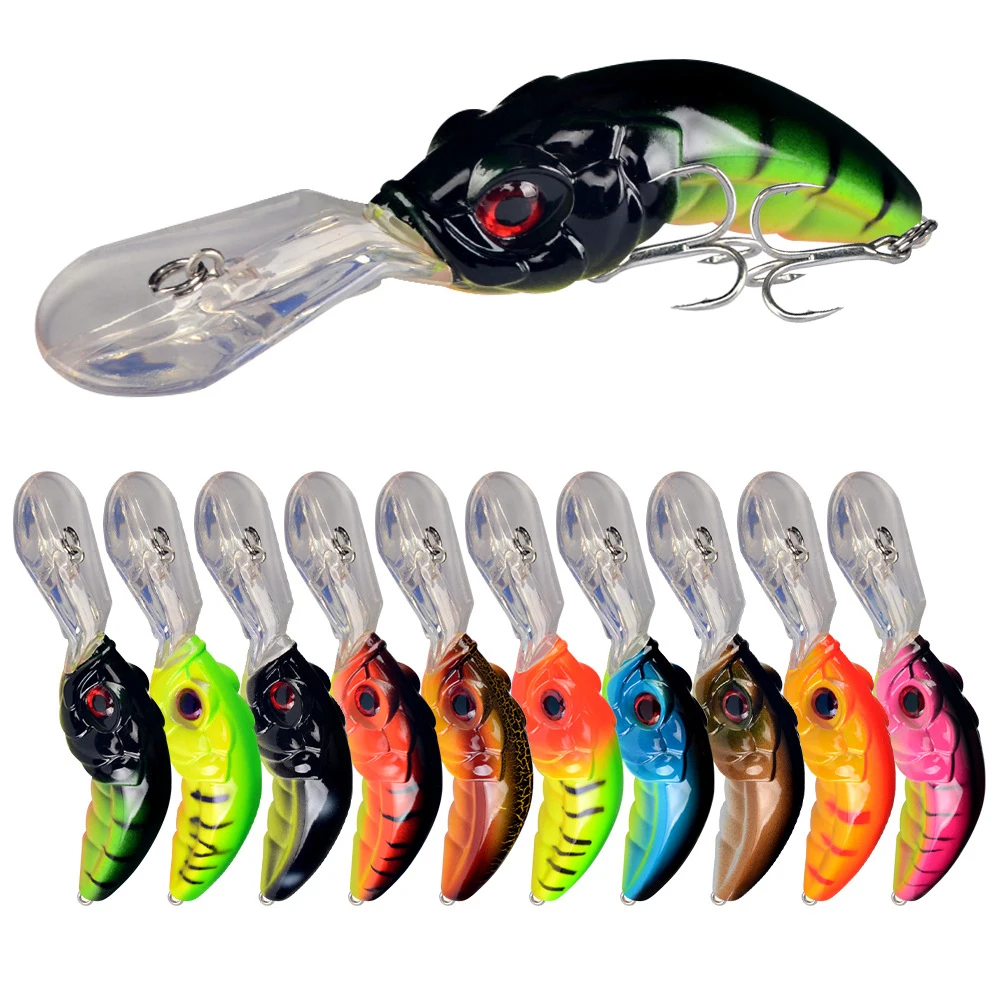 

1PCS Minnow Fishing Lure 100mm 12.5g Floating Hard Bait Wobbler Jig Bait Crankbait Carp Striped Bass Pesca Fishing Tackle