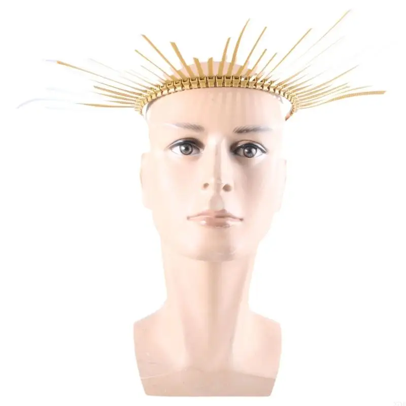 N7YF Повязка на голову Mary Halocrown Головная повязка с шипами |