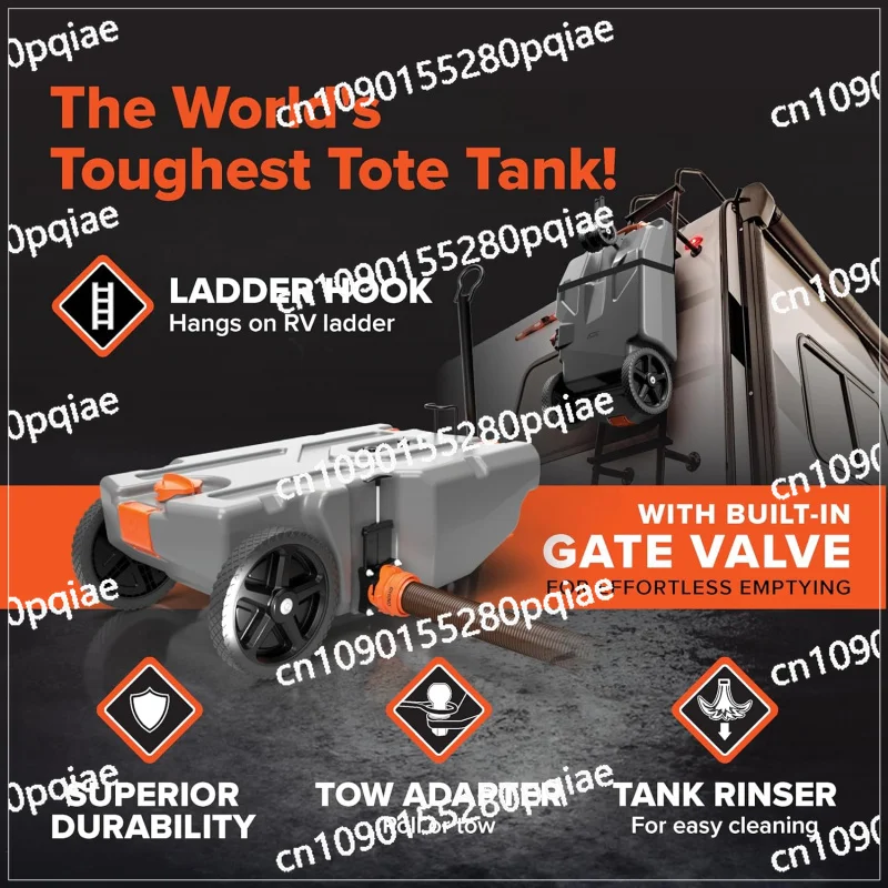 Camco Rhino 36-галлоновый портативный жидкий автомат/домов на колесах-имеет 2-дюймовые