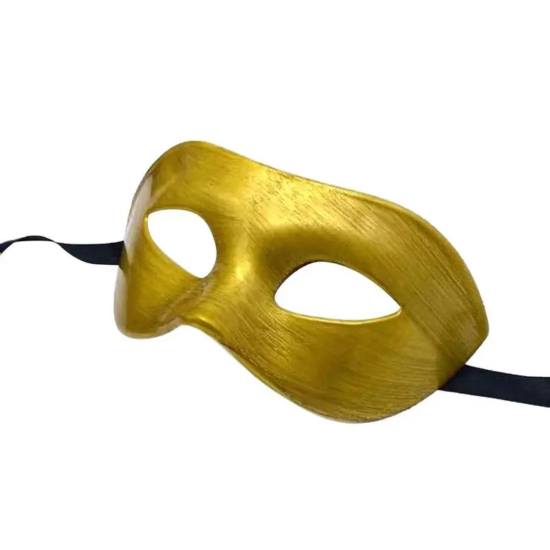 

Masquerade Costume Face Cover Half Face Cover Reusable Portable Venetian Carnival Halloween Party Facial Cover For Mardi Gras