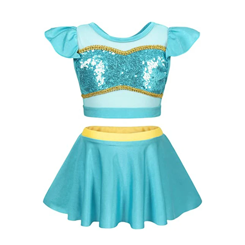 Детский Купальник Из Двух Предметов Новое Поступление Лета 2024 Жасмин Белль Анна