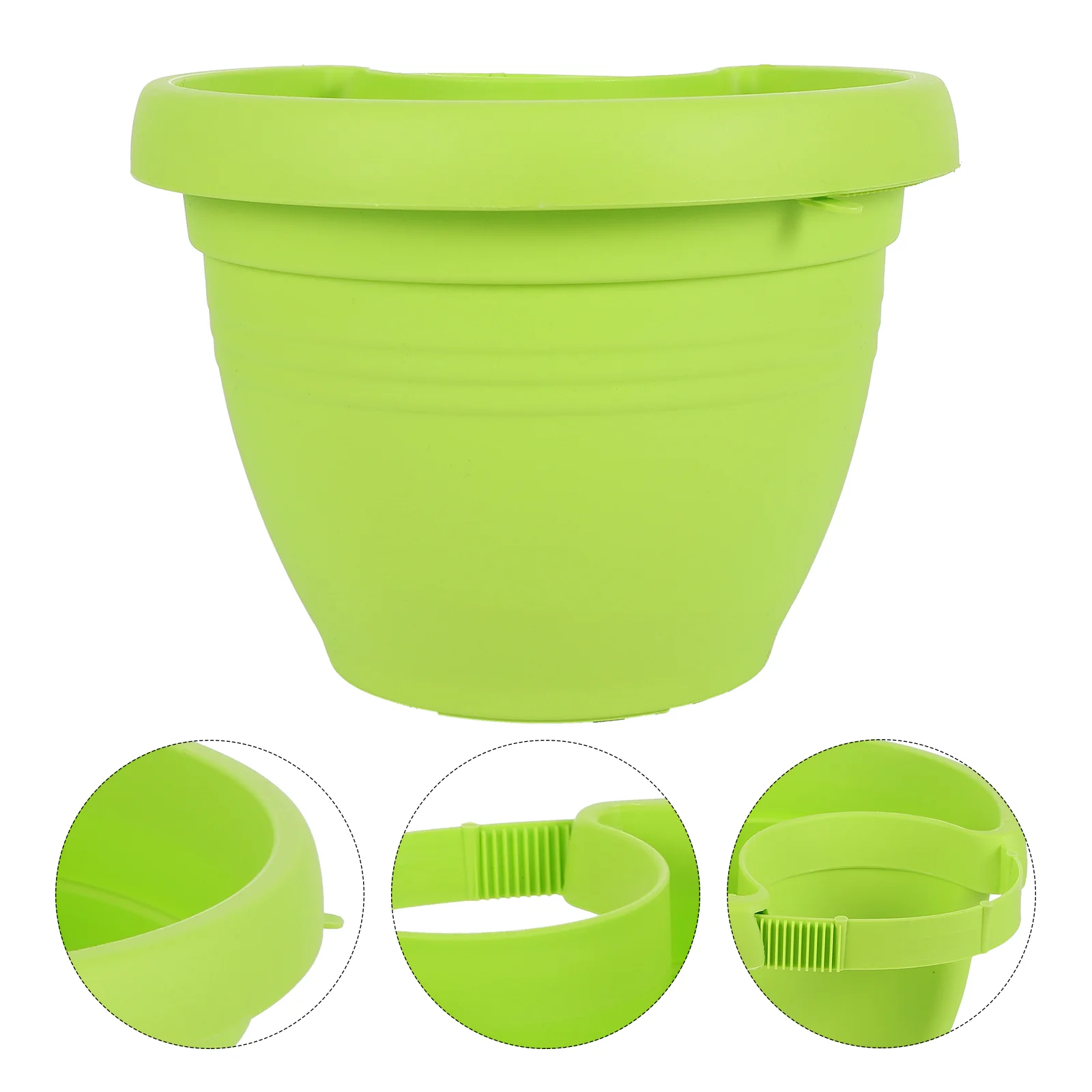 

Geometric Hanging Planter Wall Flower Vase Wall Bucket Planter Faux Wall Container Plastic Flower Pot Square Nursery Pot