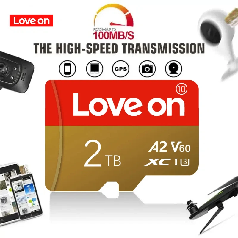 Флэш-карта памяти MicroTF U3 V30 A2 128 ГБ 256 512