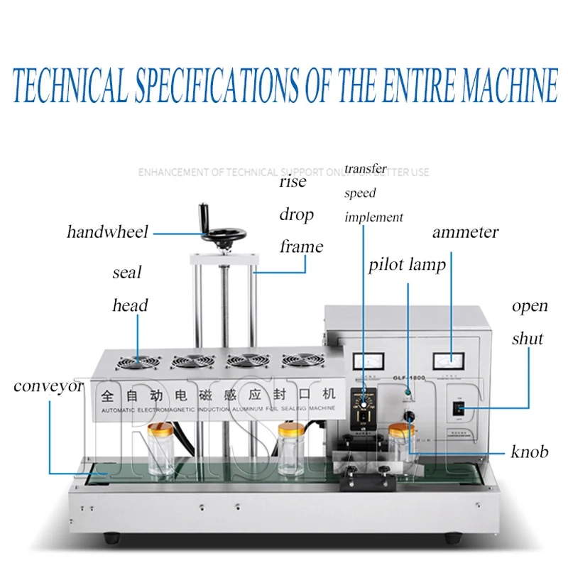 Электромагнитная непрерывная индукционная машина для запечатывания