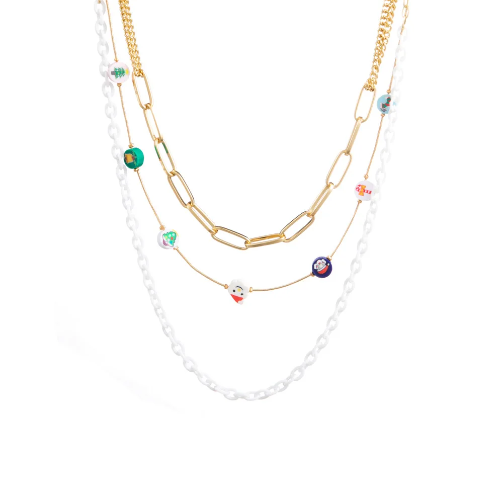 

SN3 стальная многослойная цепочка звезда оберег ожерелье браслет для женщин новый тренд ювелирный набор для девочек вечерние подарки