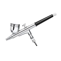 double single action airbrush spray gun painting pen for foundation makeup art design drawing travel beauty craft car home diy