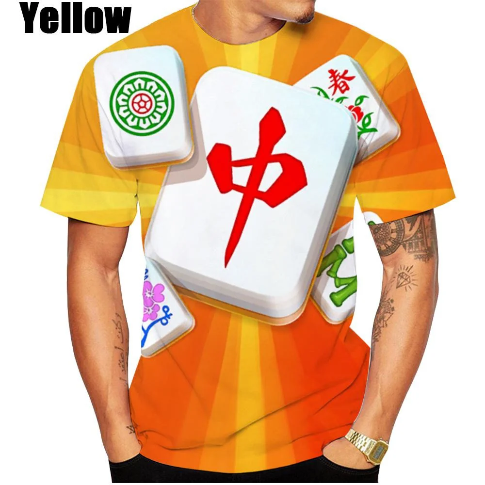 

Cool Fashion 3D Slim T Shirt Printing Short-sleeved Casual Round Neck Top Men's Clothing