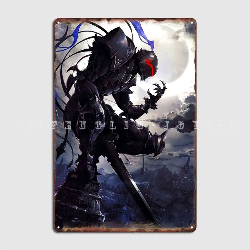 

Fate Stay Night Metal Sign Wall Mural Customize Kitchen Plates Tin Sign Poster